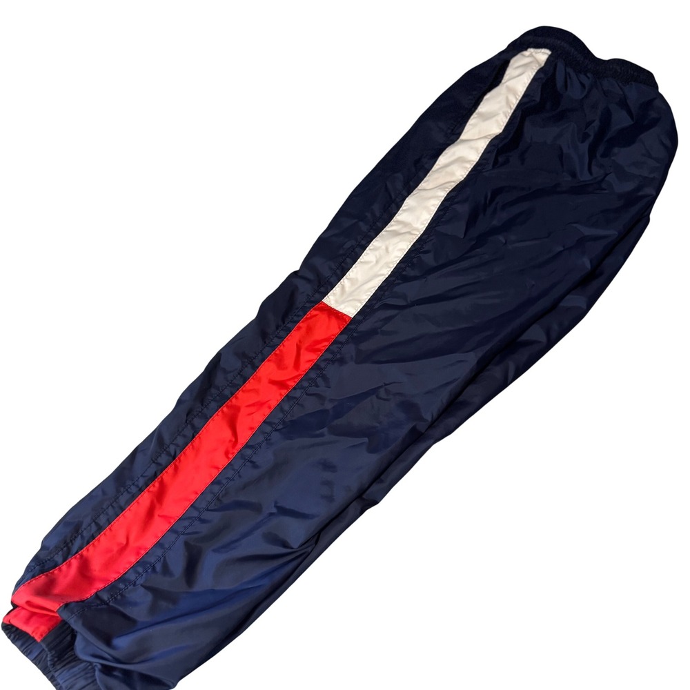 Tommy‎ Hilfiger Denim Windbreaker Track Pants Navy Red White Mens Small - Picture 5 of 14